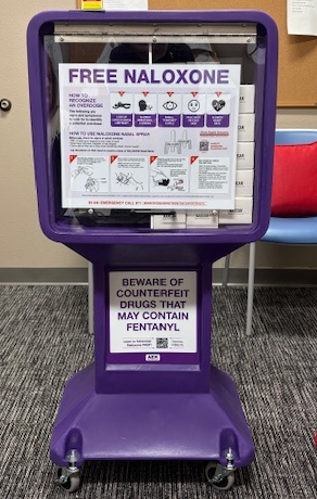Naloxone Distribution Stand